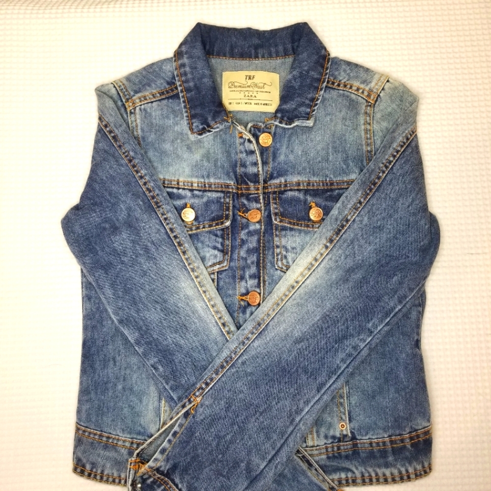 ZARA Denim Jean Jacket NWOT